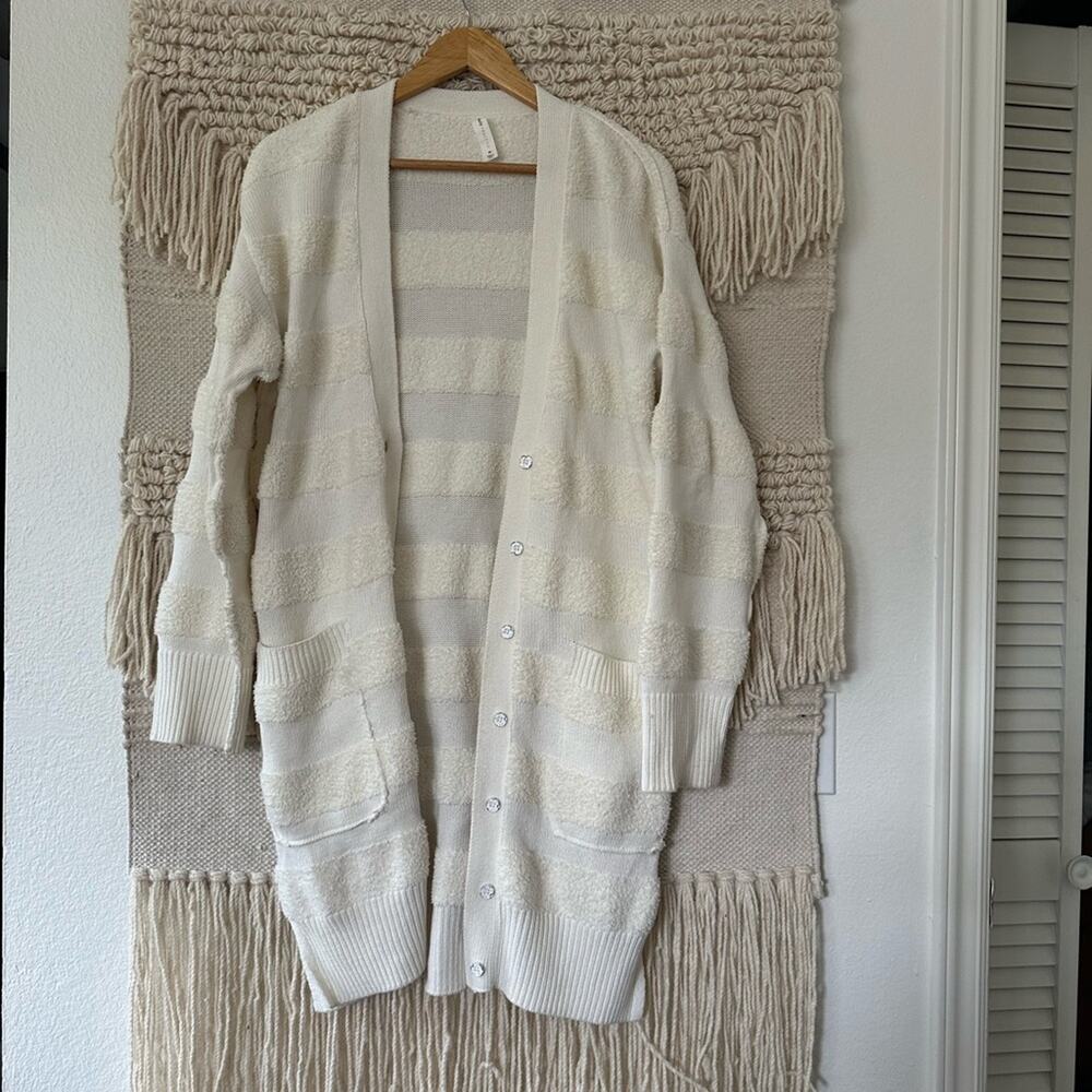 Daily Practice Striped Cardigan